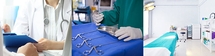 手術室スタッフの業務効率化、医事請求漏れの抑制を支援します。